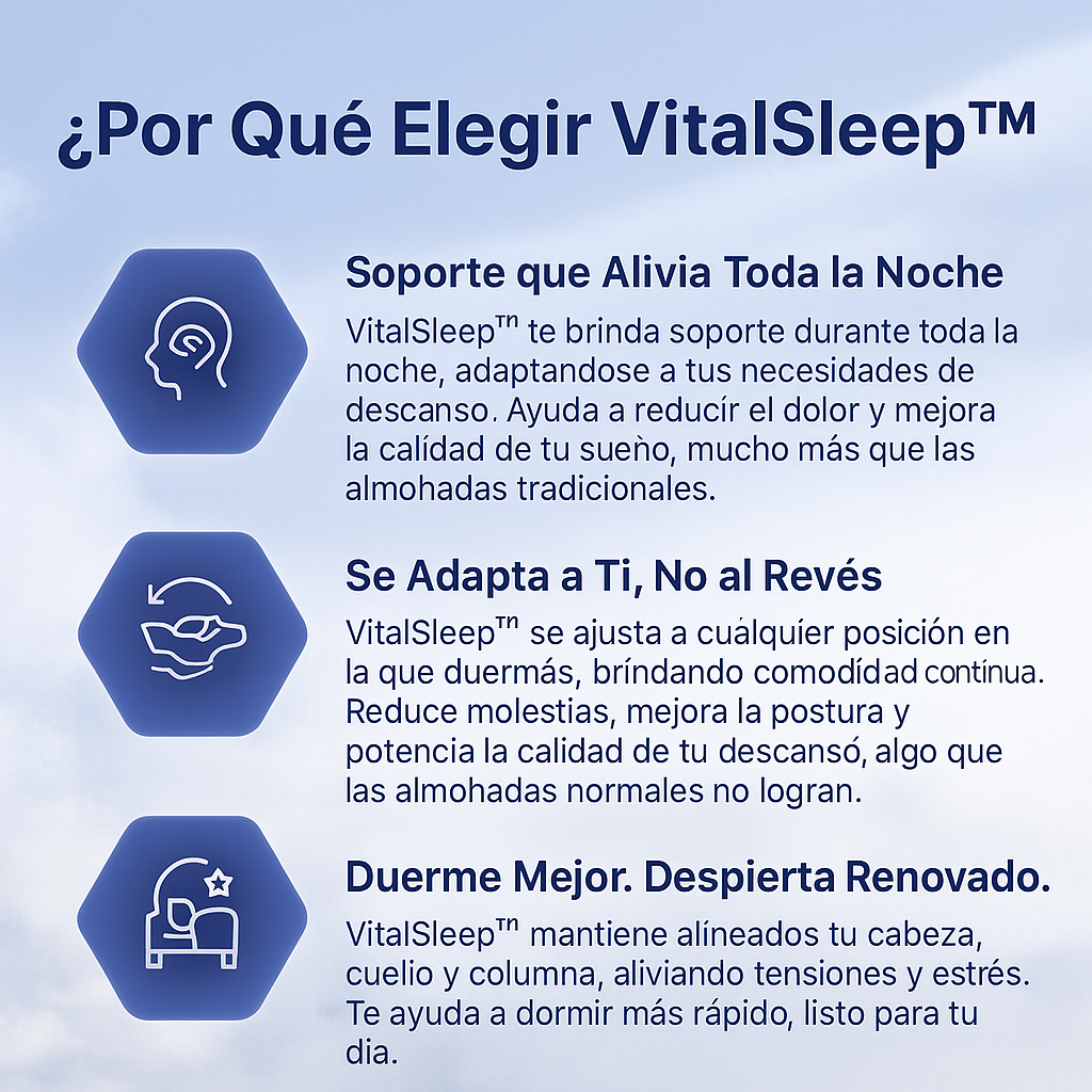 VitalSleep™ - Almohada Cervical
