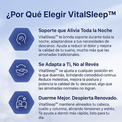 VitalSleep™ - Almohada Cervical